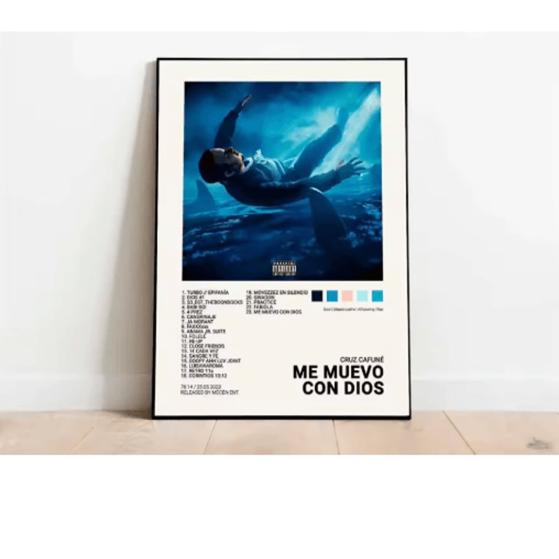 Latin Rapper Wall Art Quevedo Urban Music Album Canvas Poster Decor 18