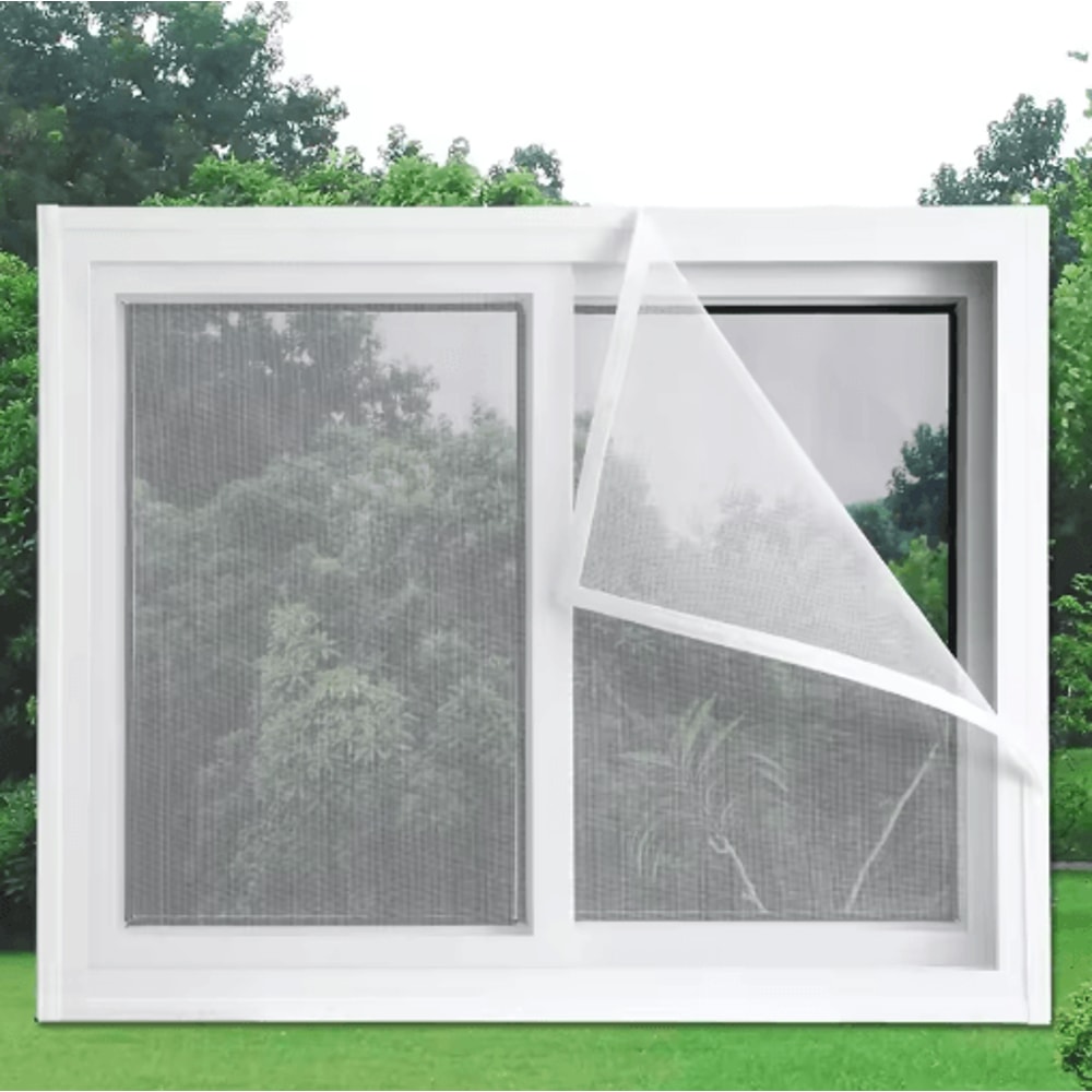 SelfAdhesive Mosquito Net Screen Custom InsectProof Window Door Mesh Curtain 2