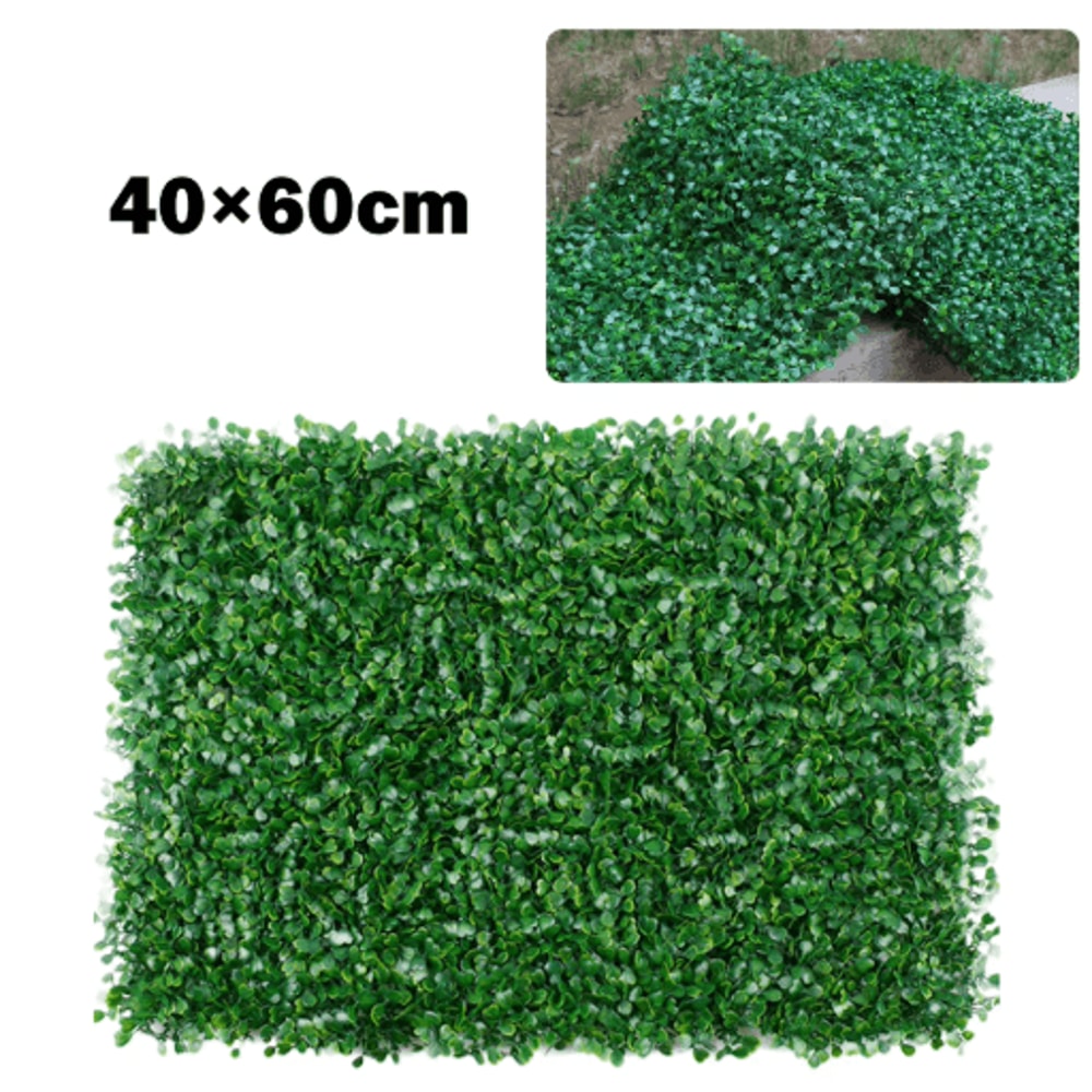 Artificial Plant Wall Panels 40x60cm Greenery Hedge For Vertical Garden Home Decor 1