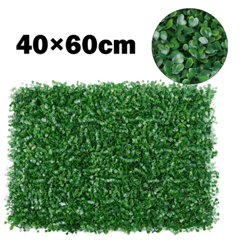 Artificial Plant Wall Panels 40x60cm Greenery Hedge For Vertical Garden Home Decor 0