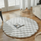 Round Fluffy Faux Rabbit Fur Rug Bubble Velvet Soft Plush Carpet For Cozy Home Decor 6