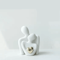 Romantic Couple Embrace Statue Elegant Love Figurine For Bedroom Home Decor 1