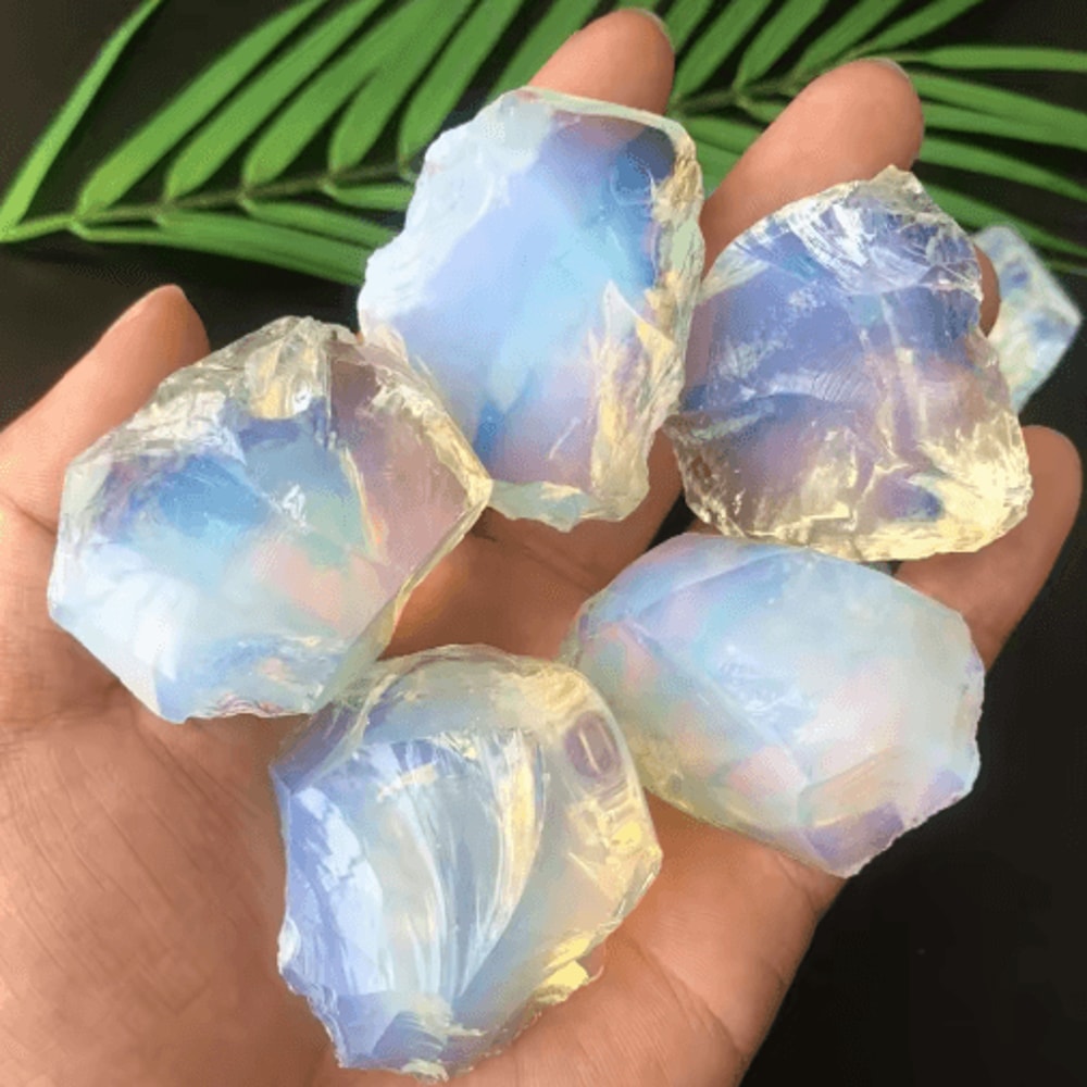 700g Natural Opal Rough Stones Raw Crystal Specimens For Healing Display Decor 4