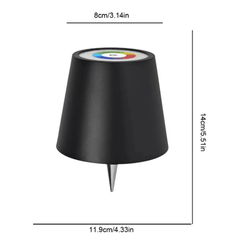 Wireless LED Wine Bottle Lamp Rechargeable Touch Control Table Light For Outdoor Dining Ambiance 9