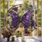 Butterfly Stained Glass Suncatcher Colorful Acrylic Window Hanging Wall Decor 3