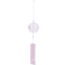 Japanese Glass Wind Chime Sakura Cherry Blossom Wind Bell Hanging Decor 4