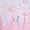 Japanese Glass Wind Chime Sakura Cherry Blossom Wind Bell Hanging Decor 8