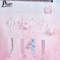 Japanese Glass Wind Chime Sakura Cherry Blossom Wind Bell Hanging Decor 0
