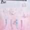 Japanese Glass Wind Chime Sakura Cherry Blossom Wind Bell Hanging Decor 0