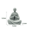 Wishing Monk Zen Garden Ornament Mini Buddhist Figurine For Aquarium Desktop Decor 1