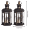 Vintage Metal Hanging Lantern Candle Holder Decorative Indoor Outdoor Wedding Lantern 1