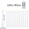 Flameless LED Taper Candles Set Battery Operated Flickering Candles For Wedding Home Decor 14