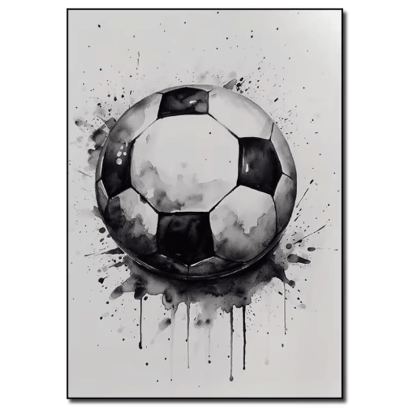 Personalized Football Player Poster Custom Football Wall Art For Boys Sports Fans 1