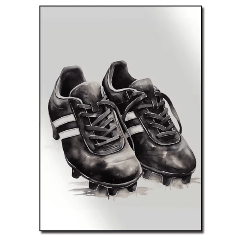 Personalized Football Player Poster Custom Football Wall Art For Boys Sports Fans 2