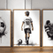 Personalized Football Player Poster Custom Football Wall Art For Boys Sports Fans 0