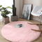Fluffy White Round Rug Soft Plush Carpet For Kids Bedroom Cozy Living Spaces 4