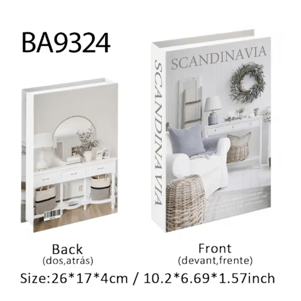 Ukiyoe Lucky Cat Decorative Book Storage Box Japanese Style Hidden Storage Decor 4