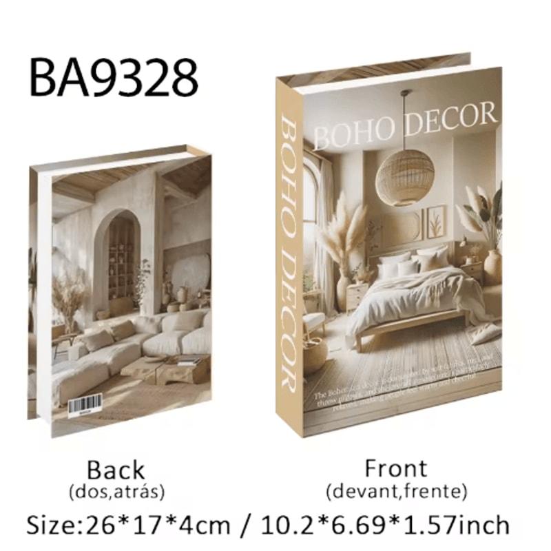 Ukiyoe Lucky Cat Decorative Book Storage Box Japanese Style Hidden Storage Decor 10