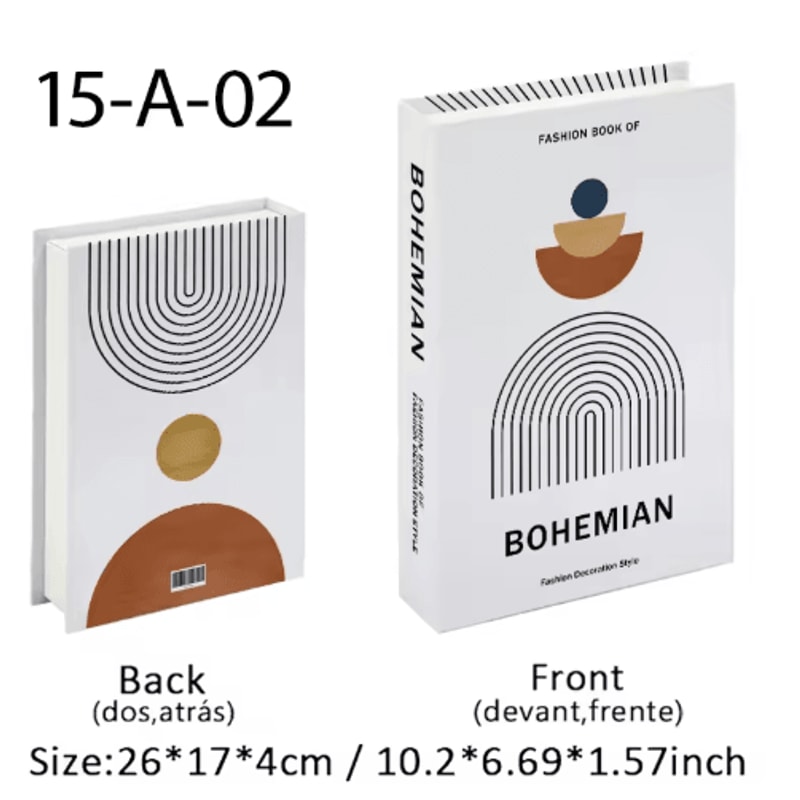 Ukiyoe Lucky Cat Decorative Book Storage Box Japanese Style Hidden Storage Decor 15