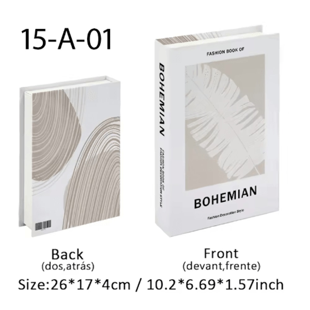 Ukiyoe Lucky Cat Decorative Book Storage Box Japanese Style Hidden Storage Decor 16