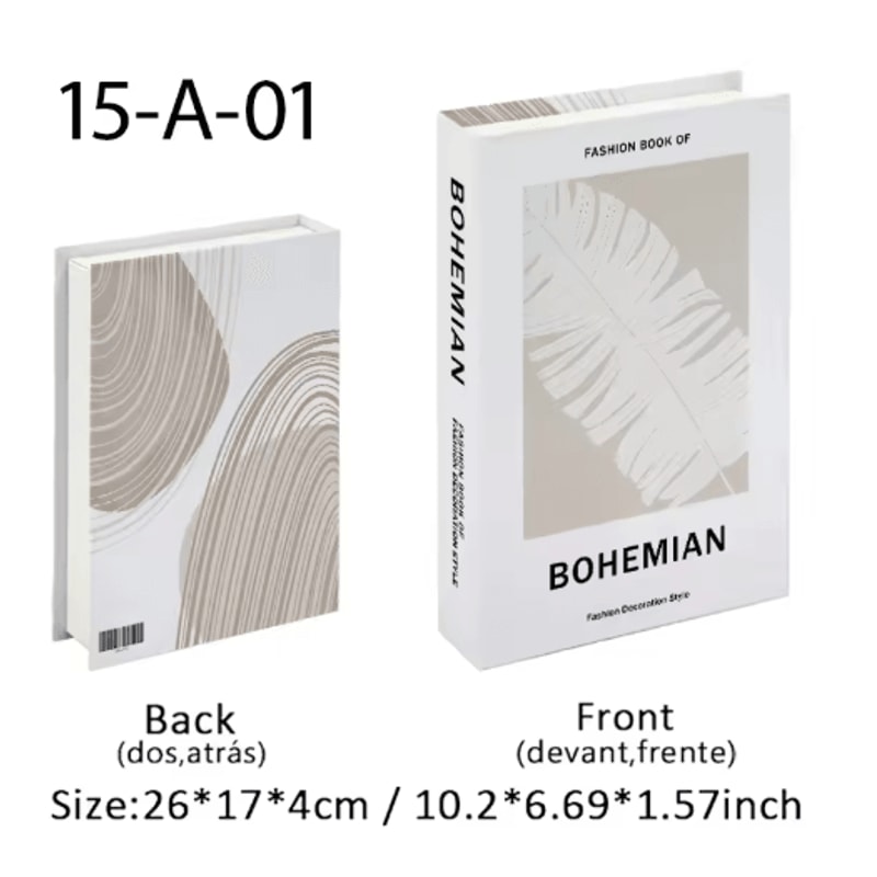 Ukiyoe Lucky Cat Decorative Book Storage Box Japanese Style Hidden Storage Decor 16