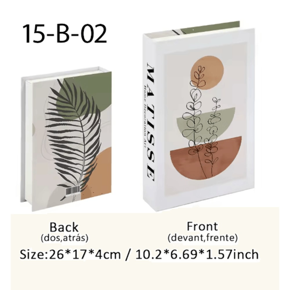 Ukiyoe Lucky Cat Decorative Book Storage Box Japanese Style Hidden Storage Decor 18