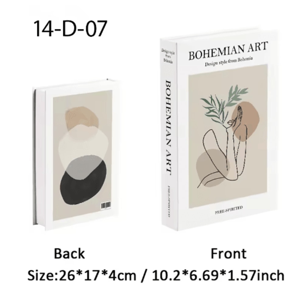 Ukiyoe Lucky Cat Decorative Book Storage Box Japanese Style Hidden Storage Decor 20