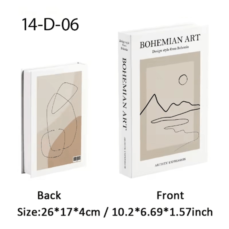 Ukiyoe Lucky Cat Decorative Book Storage Box Japanese Style Hidden Storage Decor 21