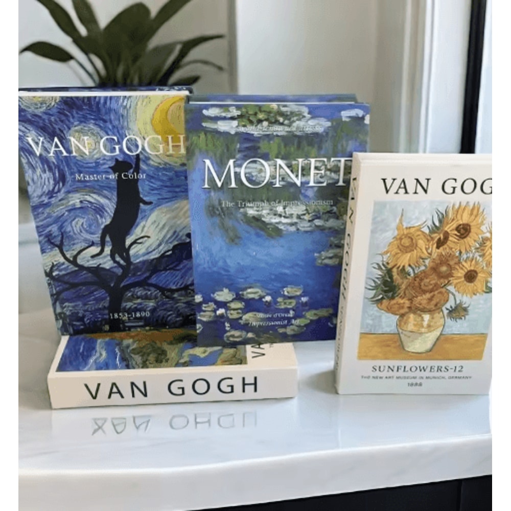 Ukiyoe Lucky Cat Decorative Book Storage Box Japanese Style Hidden Storage Decor 26