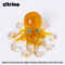 Crystal Gravel Octopus Statue Resin Reiki Stone Tabletop Decor Ornament 1