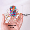 Crystal Gravel Octopus Statue Resin Reiki Stone Tabletop Decor Ornament 9
