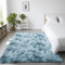 Super Soft Shaggy Gray Area Rug Fluffy Non Slip Carpet For Bedroom Living Room 8