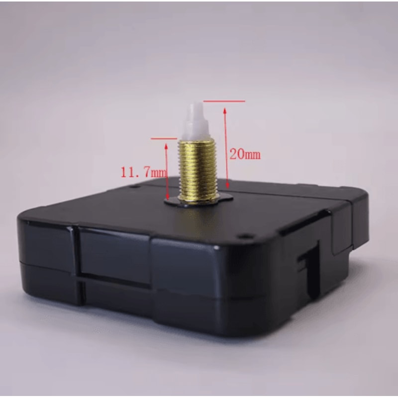 Silent Quartz Clock Mechanism Kit DIY Wall Clock Movement With Long Shaft 31mm 3