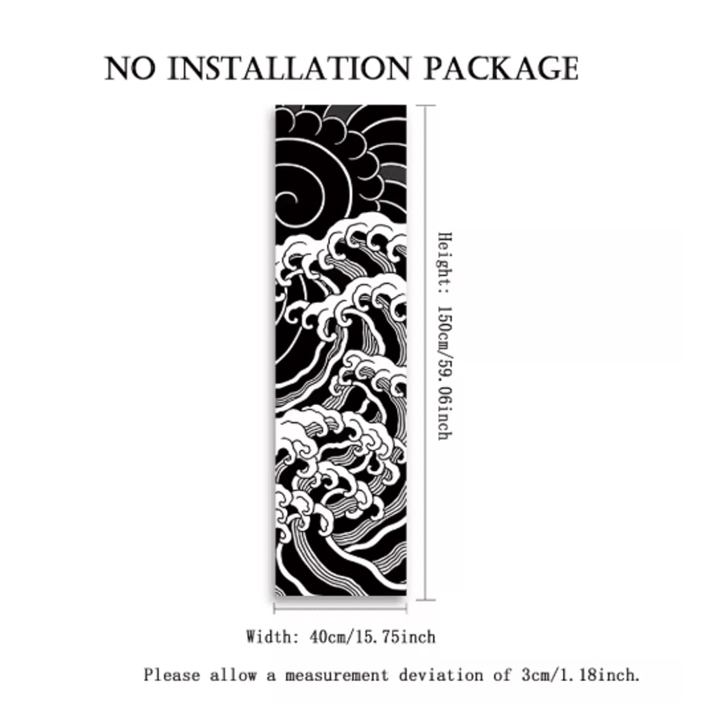 VIKAMA Japanese Wave Tapestry Red Sun Ocean Wall Hanging Aesthetic Decor 6