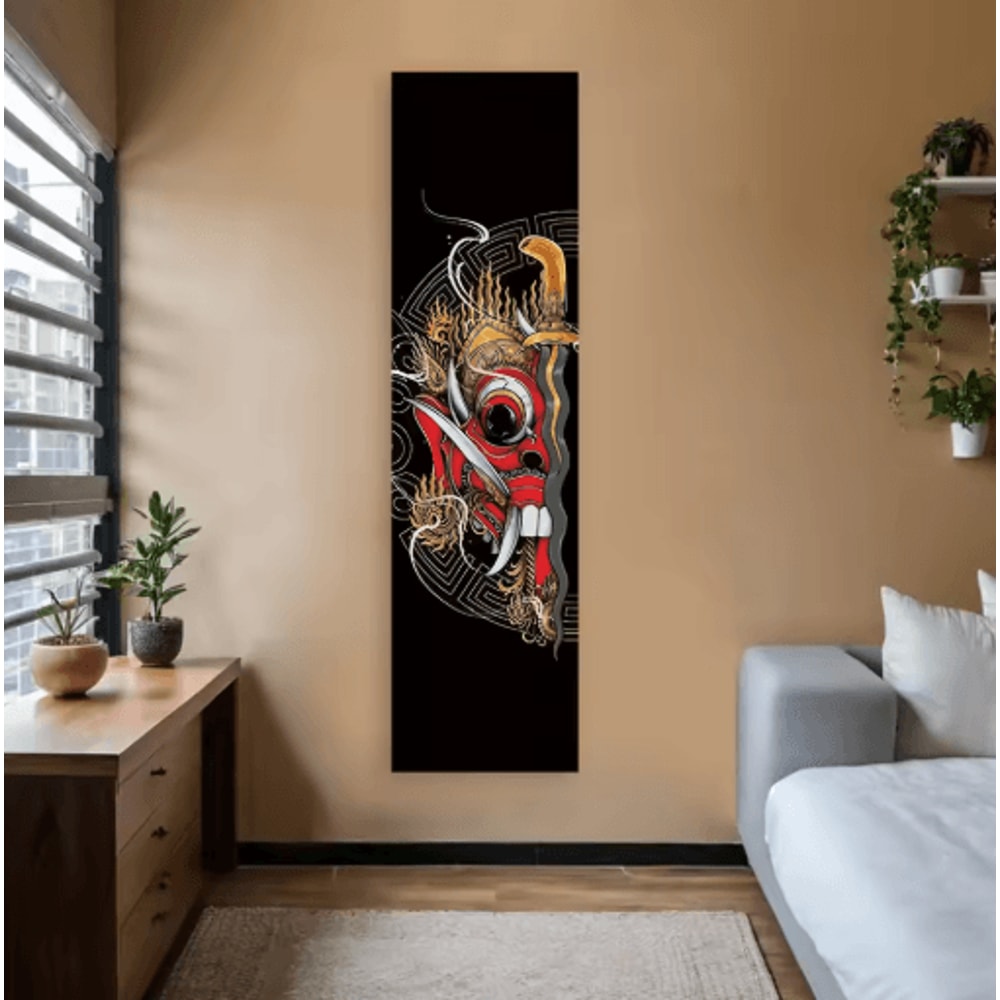 VIKAMA Japanese Wave Tapestry Red Sun Ocean Wall Hanging Aesthetic Decor 8