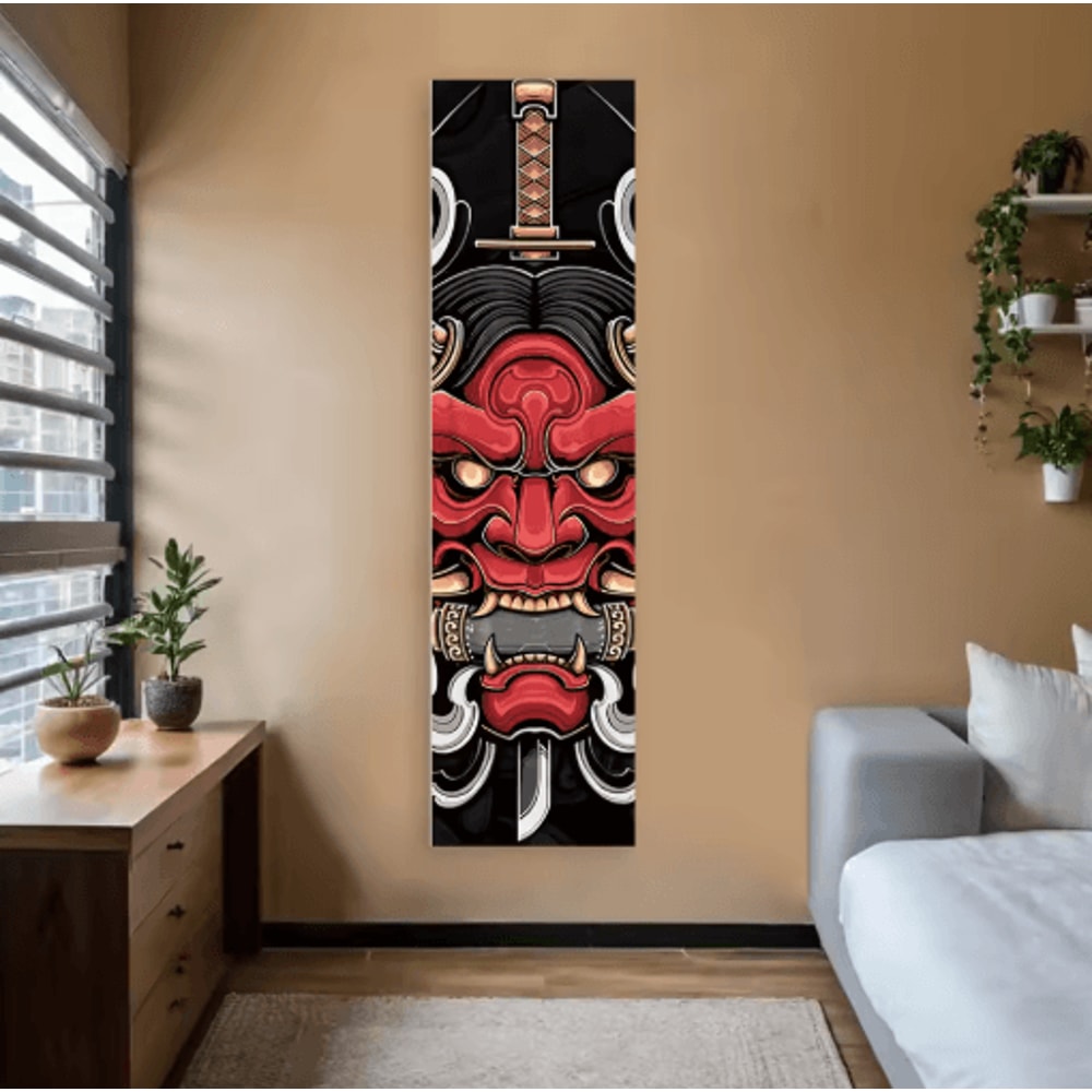 VIKAMA Japanese Wave Tapestry Red Sun Ocean Wall Hanging Aesthetic Decor 9