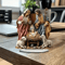 Transparent Acrylic Nativity Scene Ornament Elegant Christian Christmas Table Centerpiece 7
