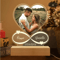Personalized Acrylic Photo Plaque Custom Couple Frame For Anniversary Valentines Gifts 0