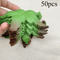 Realistic Artificial Rose Leaves Set DIY Floral Accessories For Bouquets Decorations 50100pcs 2