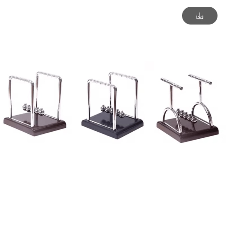 Newtons Cradle Desk Toy Metal Pendulum Balance Balls For Office Home Decor 6