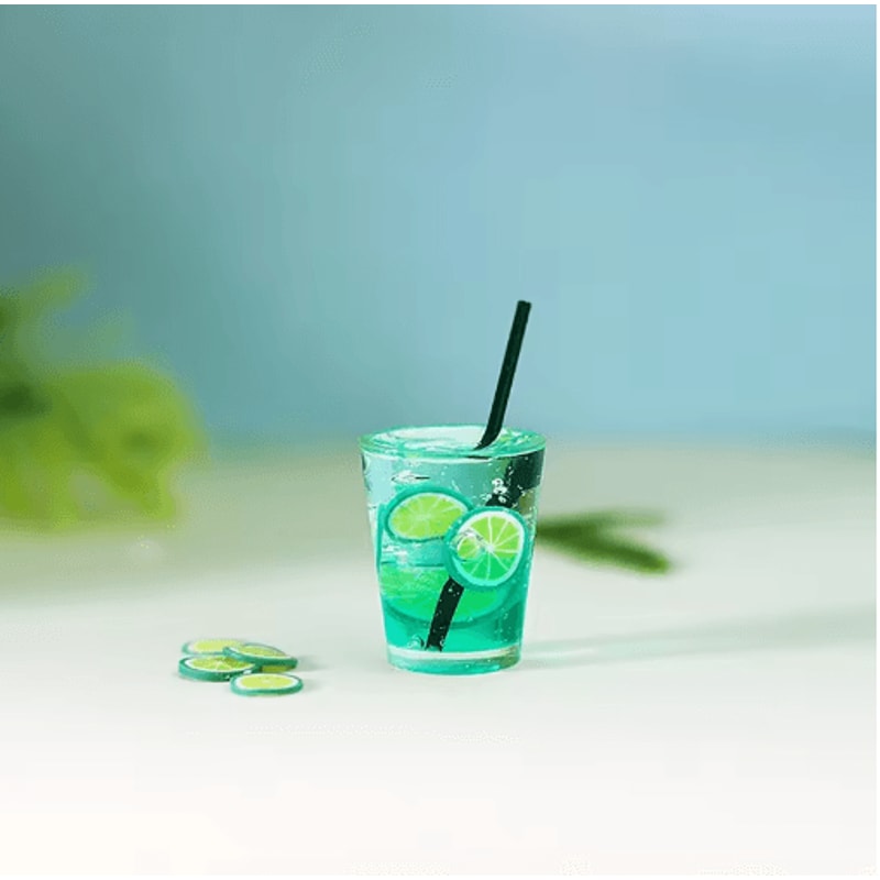 Miniature Cocktail Drink Set Dollhouse Bar Accessories For 16 112 Scale Decor 1