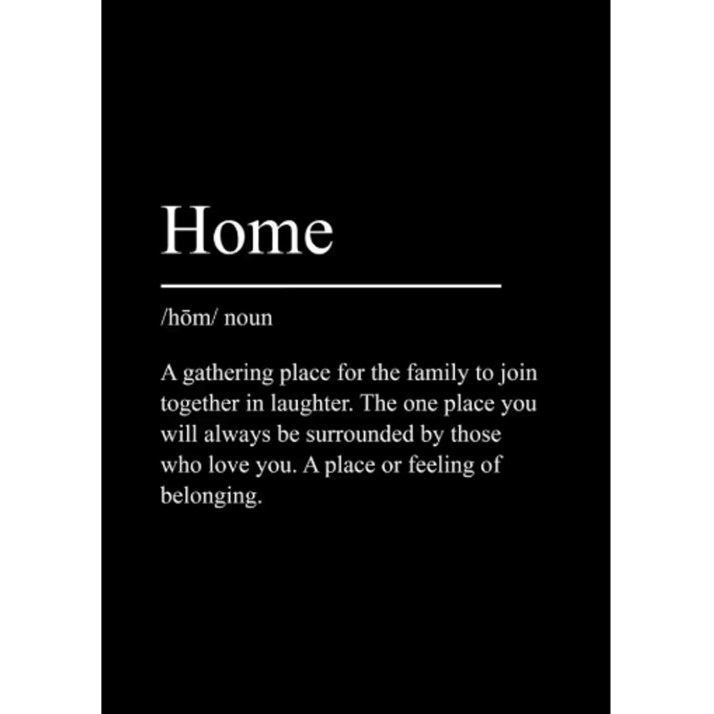 Minimalist Success Mindset Poster Inspirational Definition Canvas Wall Art 4