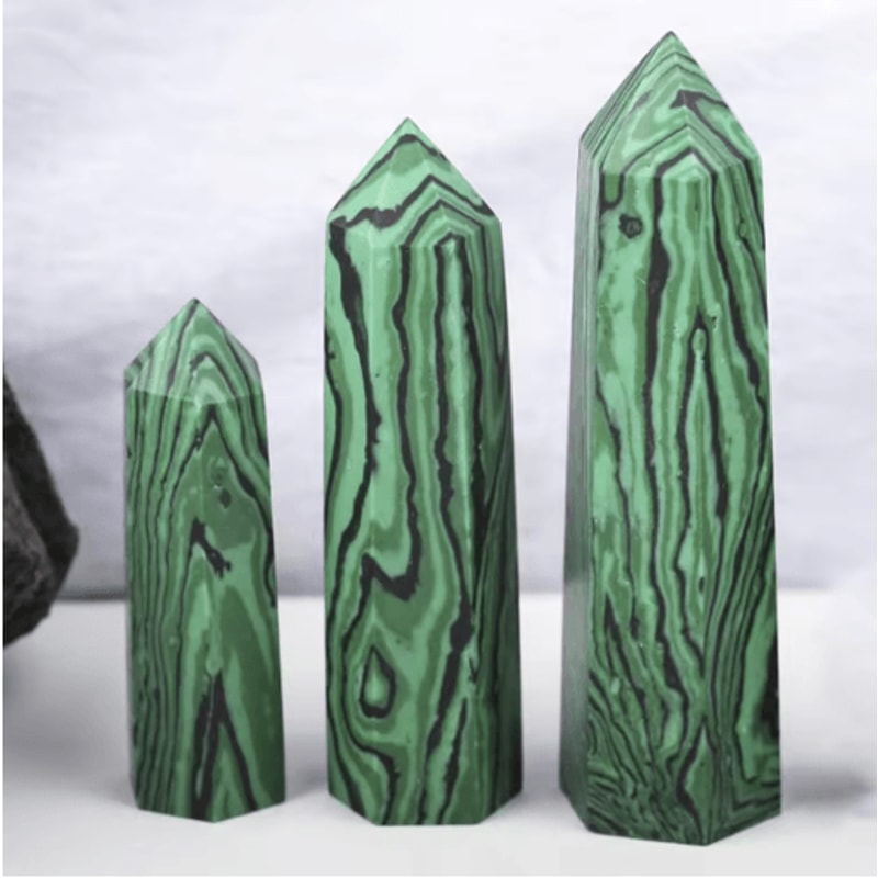 Rose Quartz Amethyst Crystal Healing Wand Natural Reiki Energy Decor 2