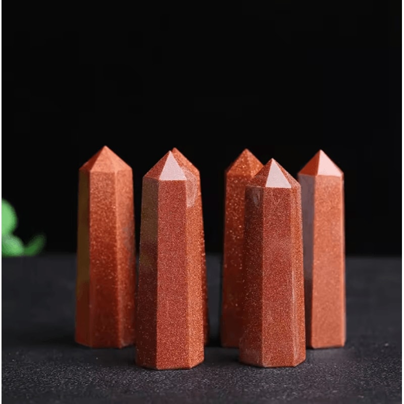 Rose Quartz Amethyst Crystal Healing Wand Natural Reiki Energy Decor 5