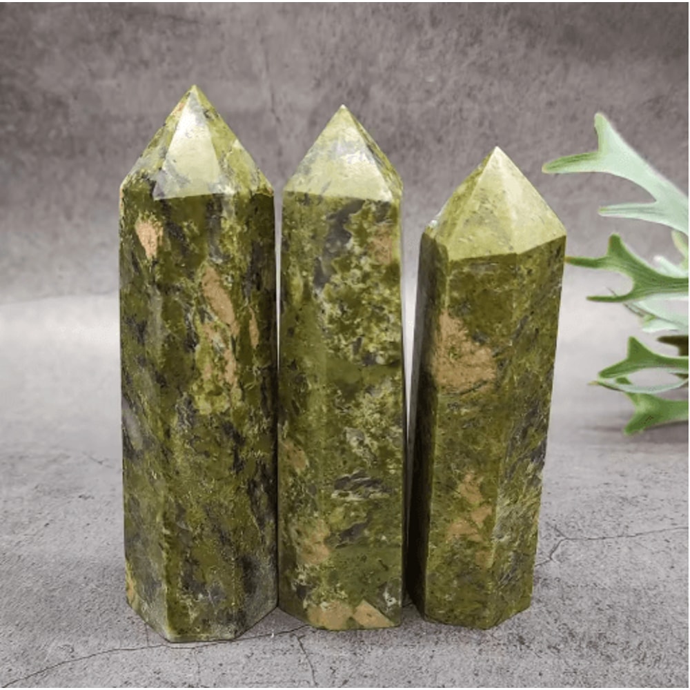 Rose Quartz Amethyst Crystal Healing Wand Natural Reiki Energy Decor 8