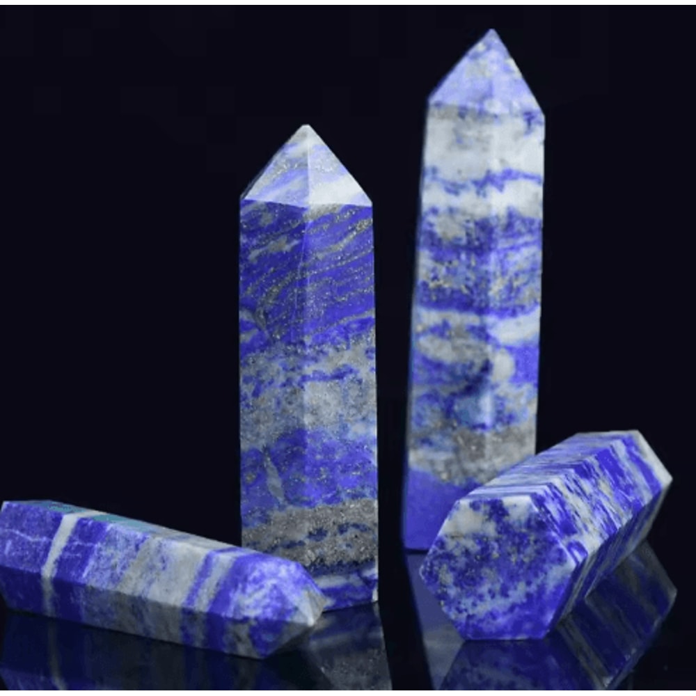 Rose Quartz Amethyst Crystal Healing Wand Natural Reiki Energy Decor 10