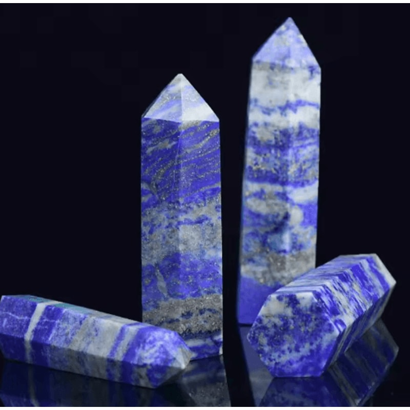 Rose Quartz Amethyst Crystal Healing Wand Natural Reiki Energy Decor 10