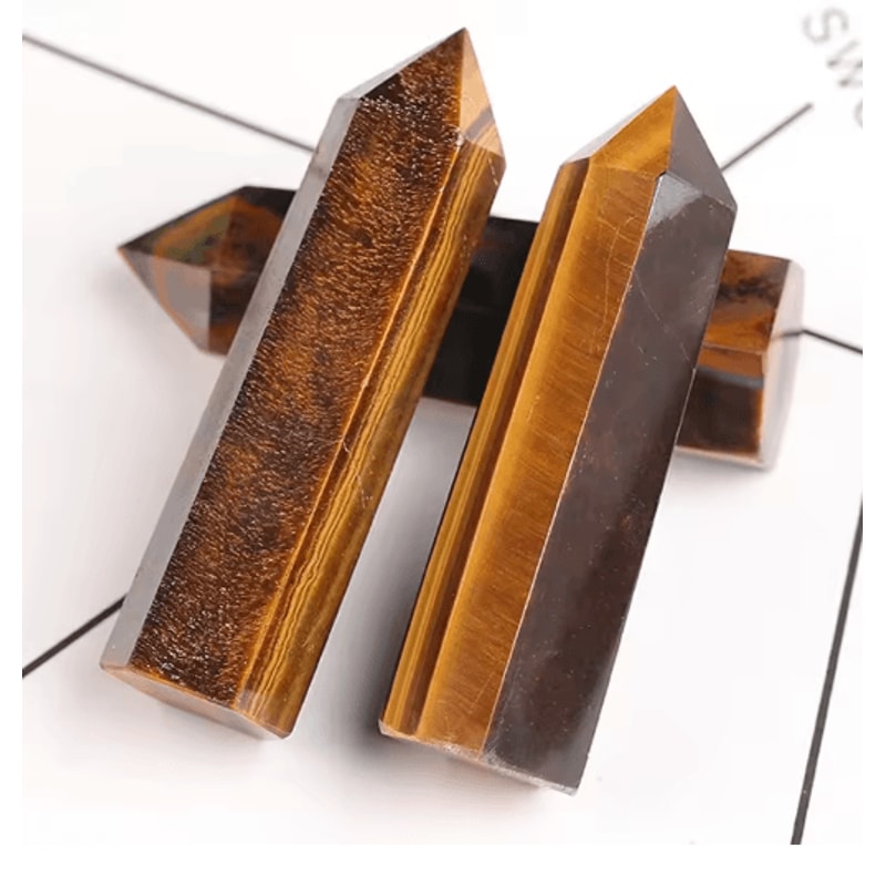 Rose Quartz Amethyst Crystal Healing Wand Natural Reiki Energy Decor 12