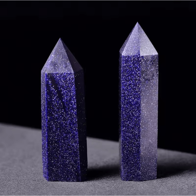 Rose Quartz Amethyst Crystal Healing Wand Natural Reiki Energy Decor 14