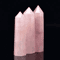 Rose Quartz Amethyst Crystal Healing Wand Natural Reiki Energy Decor 16